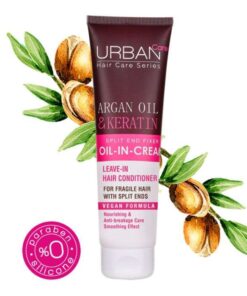 URBAN CARE HUILE EN CREME LEAVE IN ARGAN ET KERATINE 150 ML