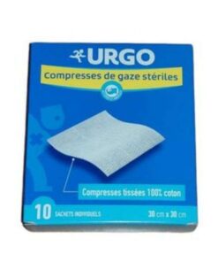 URGO COMPRESSES DE GAZE STERILES 30CM * 30 CM 10 SACHETS