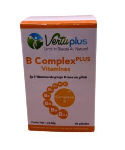 VERTUPLUS B COMPLEX PLUS VITAMINE 60 GELULES