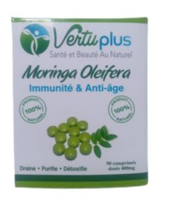 VERTUPLUS MORINGA OLEIFERA IMMUNITE ET ANTI AGE 90 COMPRIMES