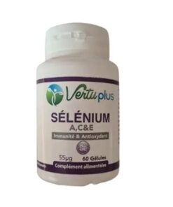 VERTUPLUS SELENIUM IMMUNITE ANTIOXYDANT 60 GELULES