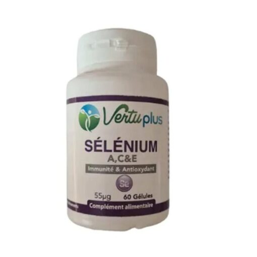 VERTUPLUS SELENIUM IMMUNITE ANTIOXYDANT 60 GELULES