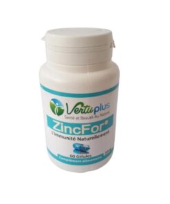 VERTUPLUS ZINC FOR 15 MG 60 GELULES