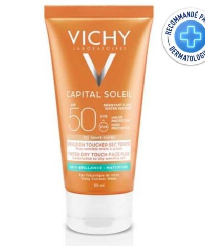 VICHY CAPITAL SOLEIL BB ÉMULSION TOUCHER SEC TEINTÉE SPF50 50ML