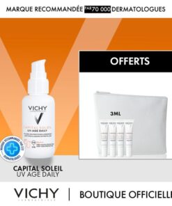 VICHY CAPITAL SOLEIL UV AGE DAILY SPF 50 FLUIDE ANTI PHOTOVIEILLISSEMENT 40 ML
