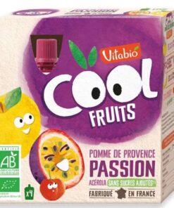 VITABIO COOL FRUITS POMME PASSION ACEROLA Boite de 4