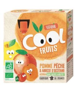 VITABIO COOL FRUITS POMME PECHE ABRICOT ACEROLA Boite de 4