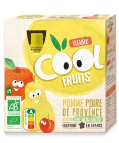 VITABIO COOL FRUITS POMME POIRE ACEROLA Boite de 4