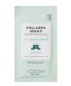 VOESH NEW YORK COLLAGEN SOCKS WITH MINT + BOTANICAL EXTRACT 16 ML