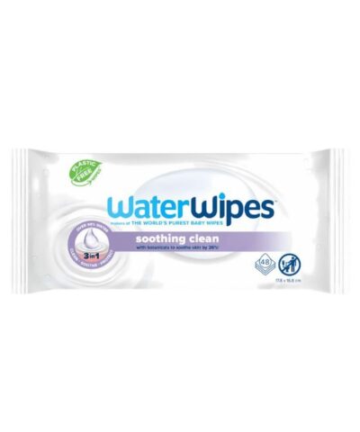 WATERWIPES LINGETTES SOOTHING CLEAN PACK DE 48