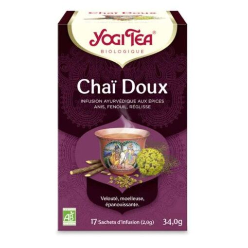 YOGI TEA Infusion chaï doux - 17 sachets