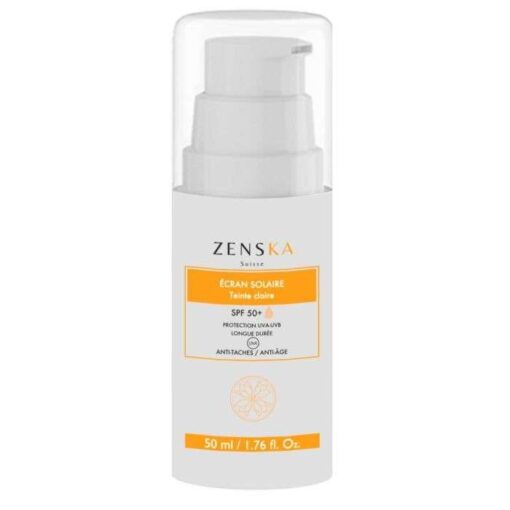 ZENSKA ECRAN SOLAIRE SPF 50+ TEINTE CLAIRE 50 ML