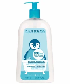 Bioderma Abcderm Crème Lavante Bébés et Enfants Visage, Corps et Cheveux 1L