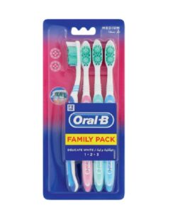 Oral-B Bad Delicate White family Medium pack