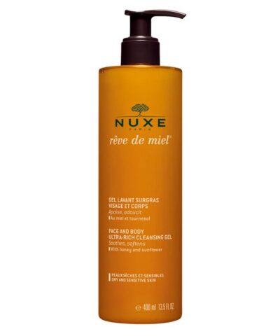 Nuxe Gel lavant Surgras Visage et Corps – 400 ml