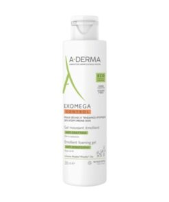 A-derma Exomega Gel moussant émollient anti-grattage 200 ml