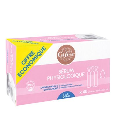 GIFRER SERUM PHYSIOLOGIQUE 40 UNIDOSES