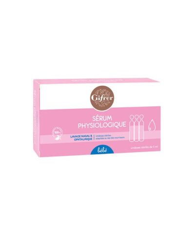 GIFRER SERUM PHYSIOLOGIQUE 5 UNIDOSES