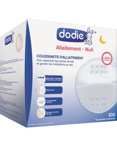 Dodie – Coussinets d’allaitement nuit (x30)