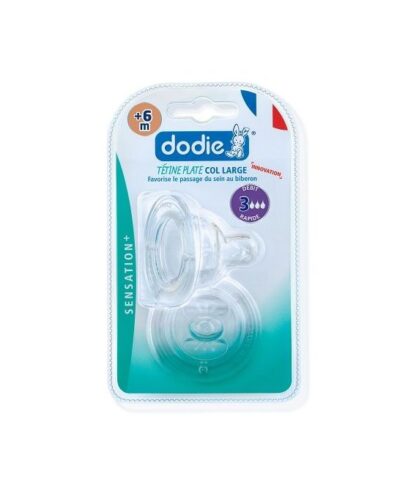 DODIE TETINE PLATE SENSATION+ ANTI COLIQUE D3 +6M X2
