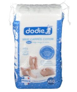 Dodie maxi carres coton 3en1 60pcs