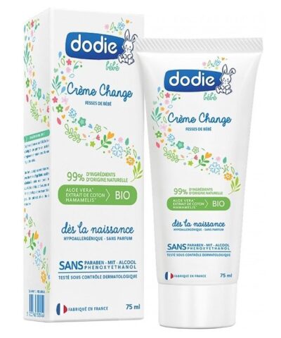Dodie – Crème de change sans parfum – 75 ml