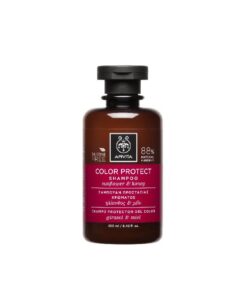APIVITA SHAMPOOING PROTECTION COULEUR 250ML CHEVEUX COLORES