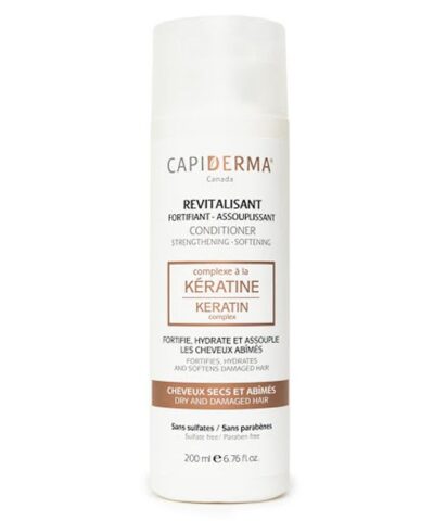 Capiderma – Revitalisant après shampoing à la Kératine – 200 ml