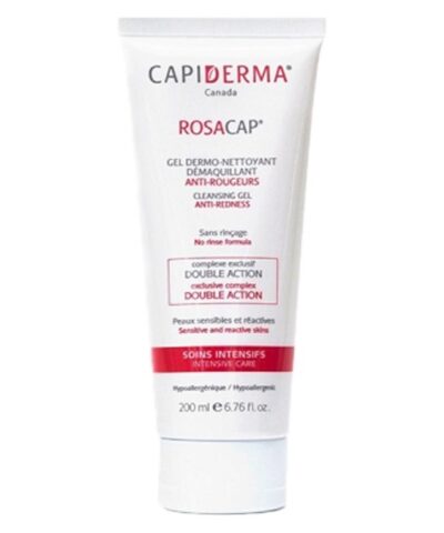 Capiderma – Rosacap gel derme-nettoyant démaquillant anti-rougeurs – 200 ml