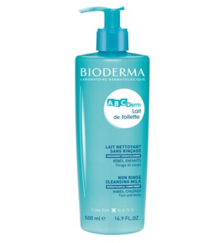 BIODERMA ABCDERM LAIT DE TOILETTE SANS RINCAGE 500ML