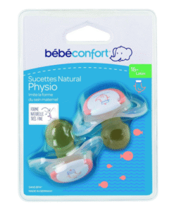 Bebe Confort 2 Sucette Natural Physio 16-18m Latex Navy