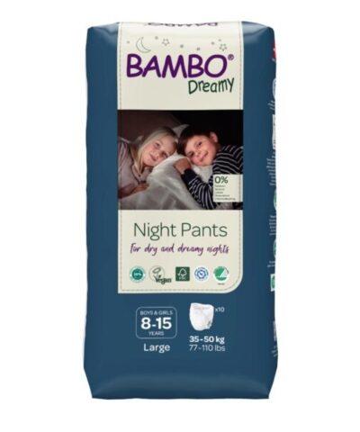 Bambo Dreamy Pants Night Boys and Girl 8-15 Years 10 unités