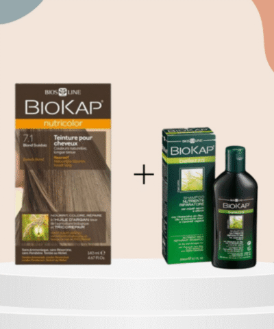Biokap nutricolor 7.1 140ml+shampoing nourissant reparateur 100ml pack