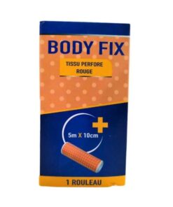 Body Fix Tissu Perfore Rouge 5x10cm