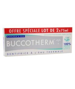 Buccotherm Dentifrice Blancheur Et Soin 75ml x2 PACK