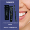 CURASEPT BLACK LUXURY WHITENING DENTIFRICE 75ML = 1 Brosse à Dent OFFERT