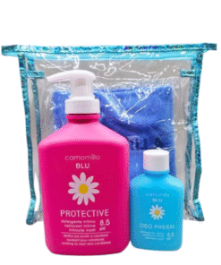 Camomilla Blu Protective 300ml+Gel Intime Echantillon+Serviette Trousse