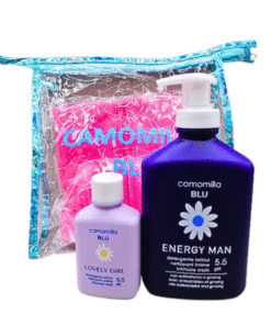 Camomilla Blu Energy Man 300ml+Gel Intime Echantillon+Serviette Trousse
