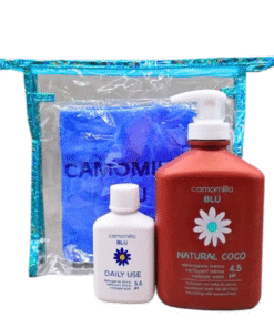 Camomilla Blu Natural Coco 300ml+Gel Intime Echantillon+Serviette Trousse