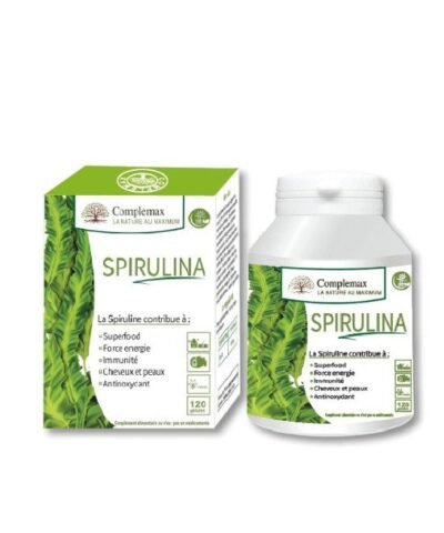 Complemax Spiruline + Vitamine C 400mg 100 gelules