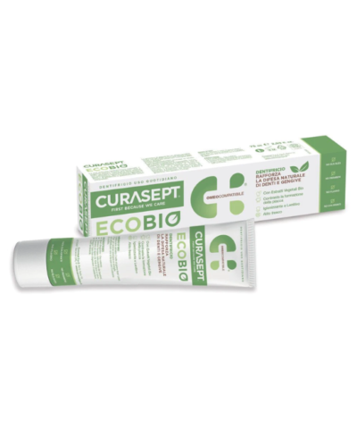 Curasept Dentifrice naturel bio EcoBio 75mL