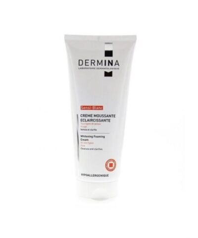 DERMINA SENSI-BLANC CREME MOUSSANTE ECLAIRCISSANTE VISAGE TOUS TYPES DE PEAUX 100ML