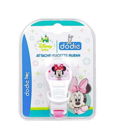 Dodie – Attache-sucette Ruban Disney Baby Minnie