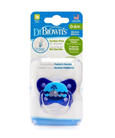 Dr Brown’s Sucette Betterfly Shield Bleu 0-6m -Ess