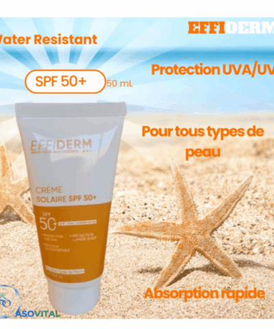 Effiderm Creme Solaire spf50+ 50ml