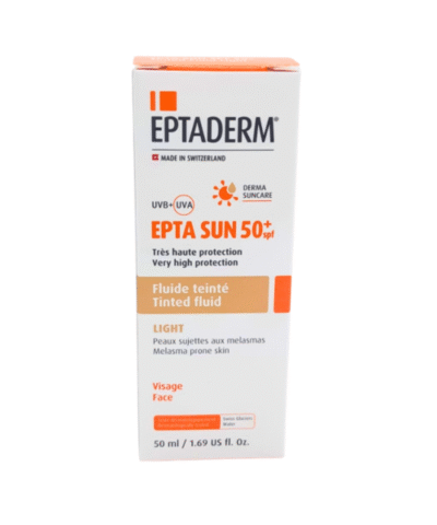 Eptaderm Epta Sun spf50+ Fluide Teinte Light 50ml