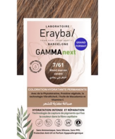 Erayba Gamma next Coloration 7/61 Blond fonce marron Coloration Hydratante Permanente