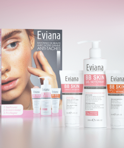 Eviana Creme Eclaircissant + Gel Nettoyant + Ecran Invisible PACK