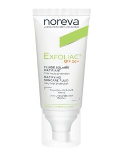 NOREVA EXFOLIAC FLUIDE SOLAIRE MATIFIANT SPF50+ 40ml