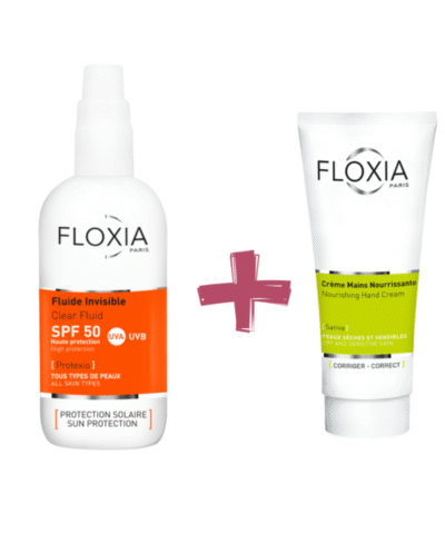 Floxia Ecran Dluide Invisible 100ml + Creme Mains Nourissant PACK
